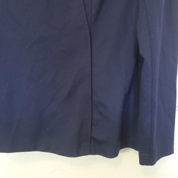 D uniforms Christian Dior womens long sleeve top blouse shirt size US 14 Blue - Picture 6 of 16